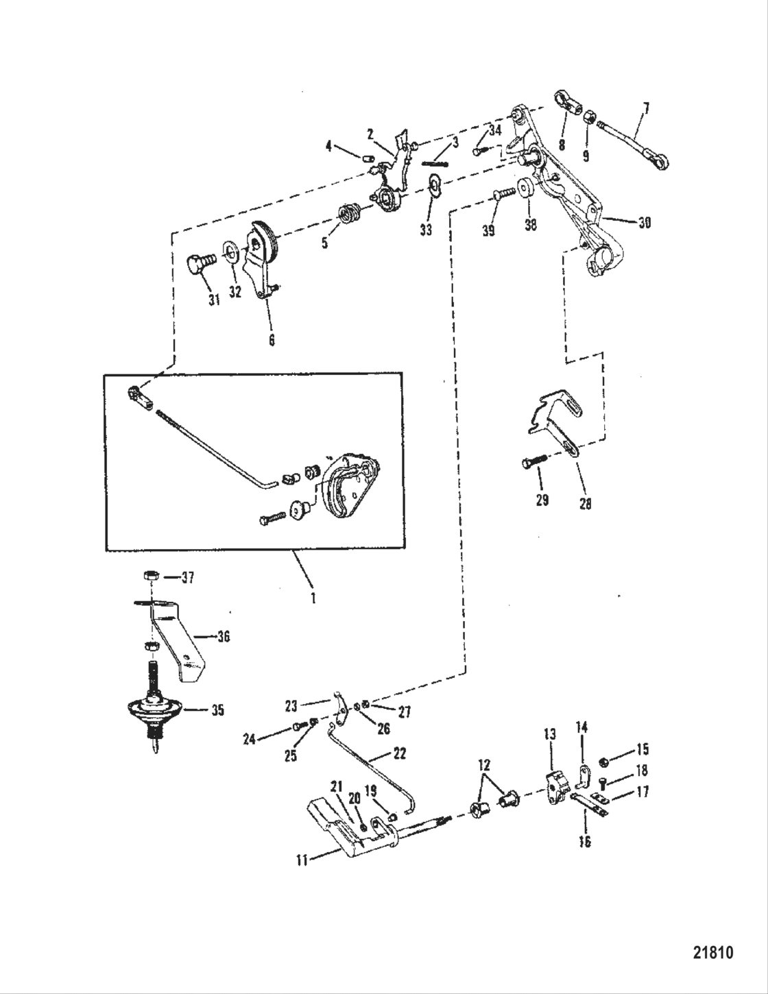 Throttle And Shift Linkage (Side Shift)