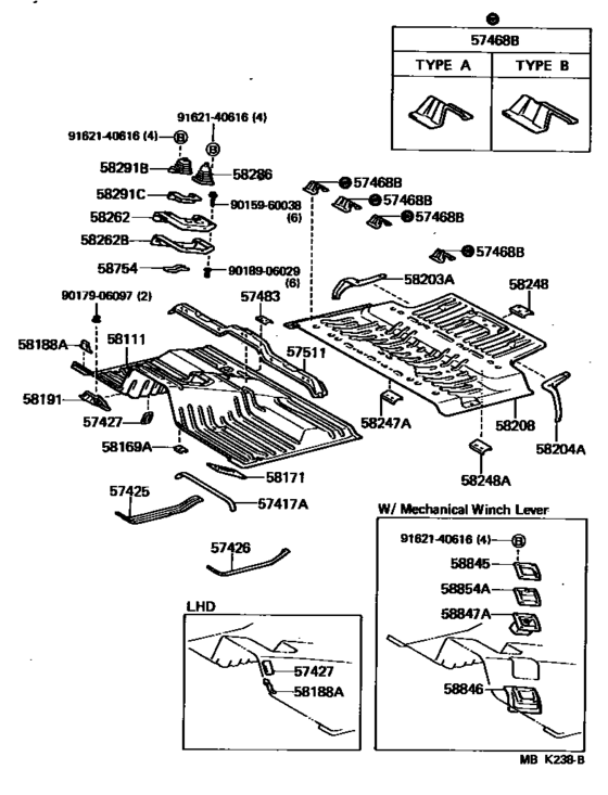 Front Floor Panel & Front Floor Member