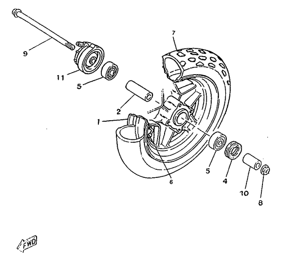 Front wheel