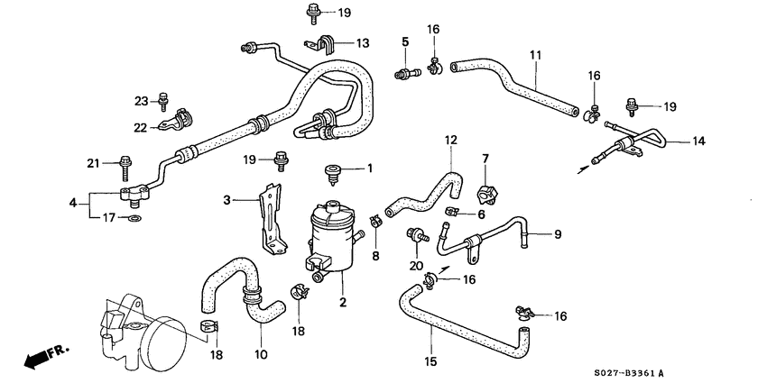 Power steering lines