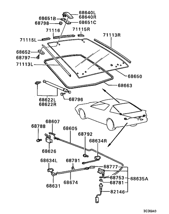 Tailgate panel & glass