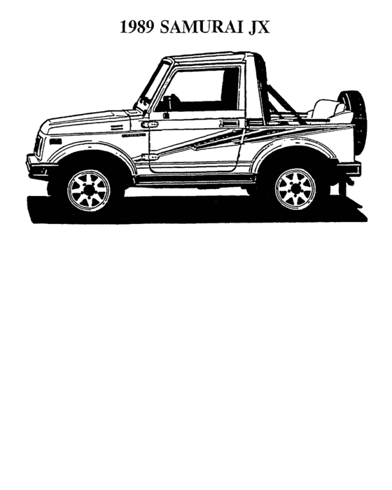 1989 samurai jx