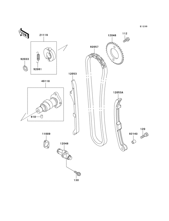 Camshaft(s)/tensioner