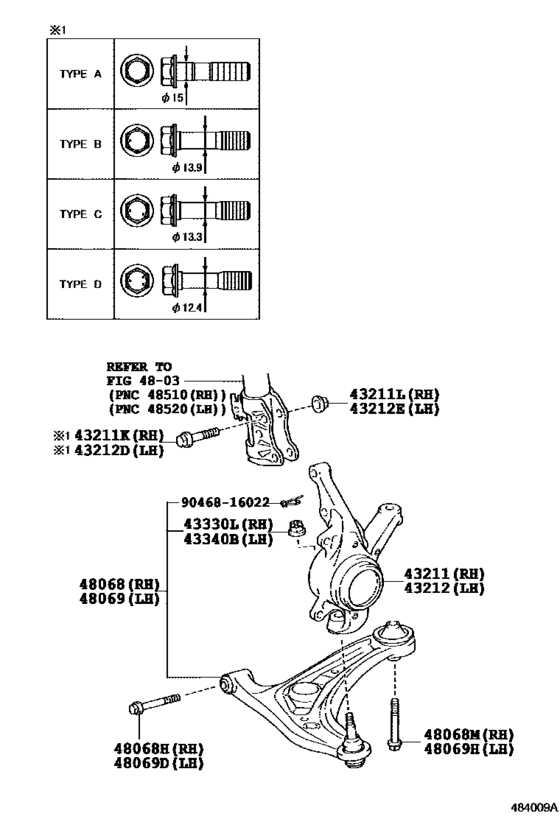 Front Axle Arm & Steering Knuckle