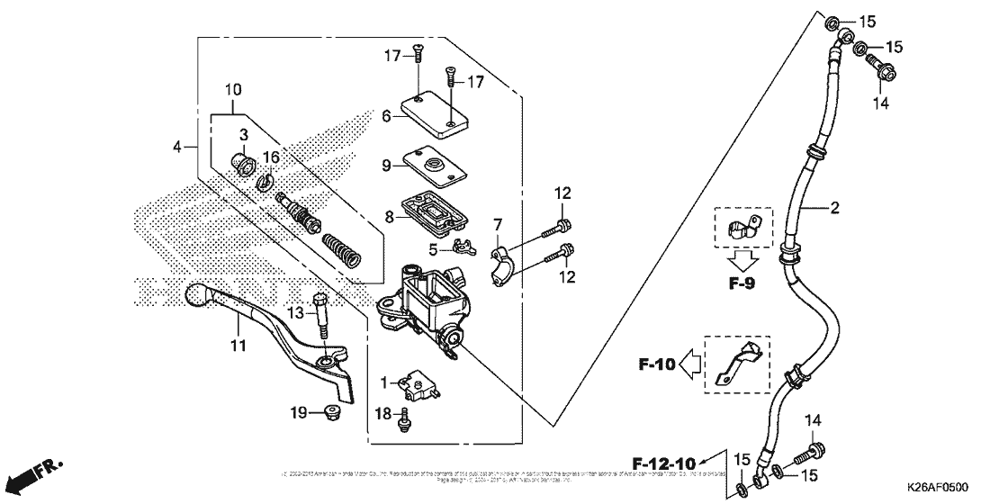 Front Brake Master Cylinder