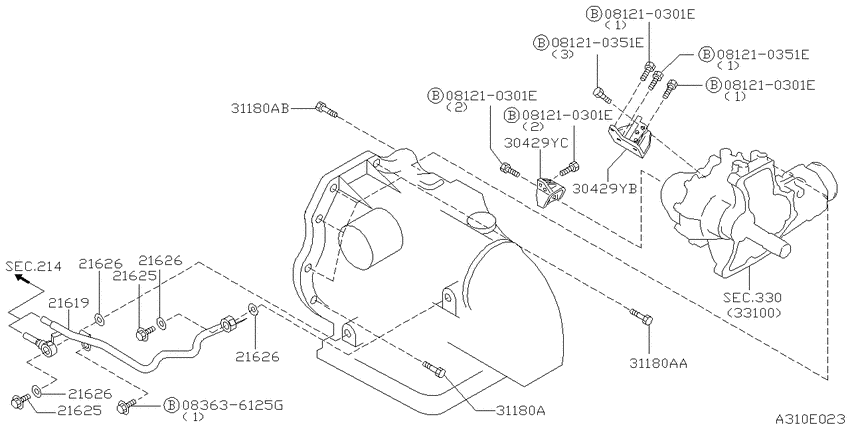 Auto transmission,transaxle & fitting