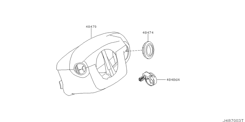 Steering column shell cover
