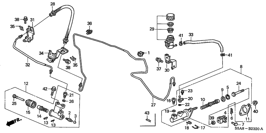 Clutch master cylinder