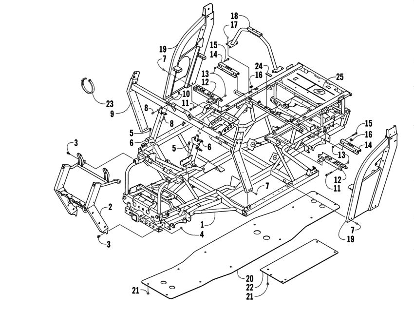 Frame and related parts