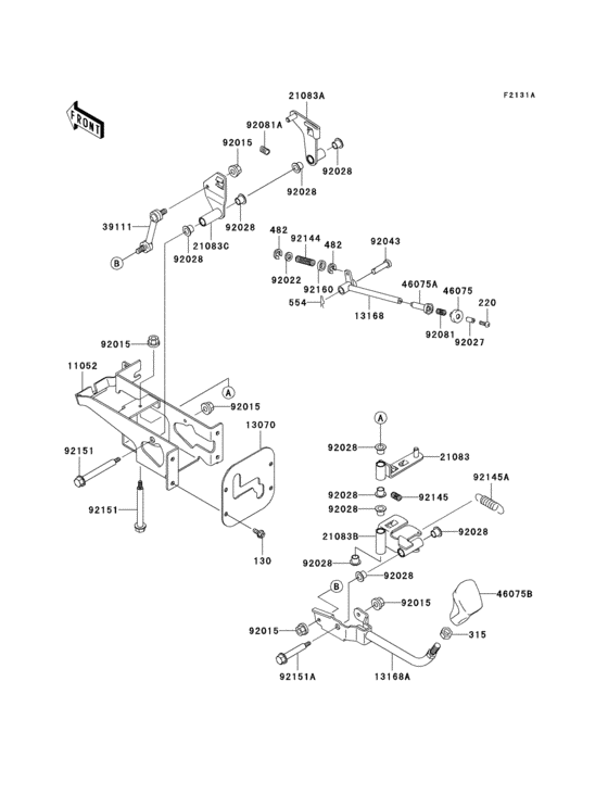 Frame fittings(lever)
