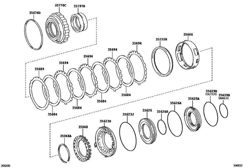 Brake No.3, 1St & Reverse Brake (Atm)