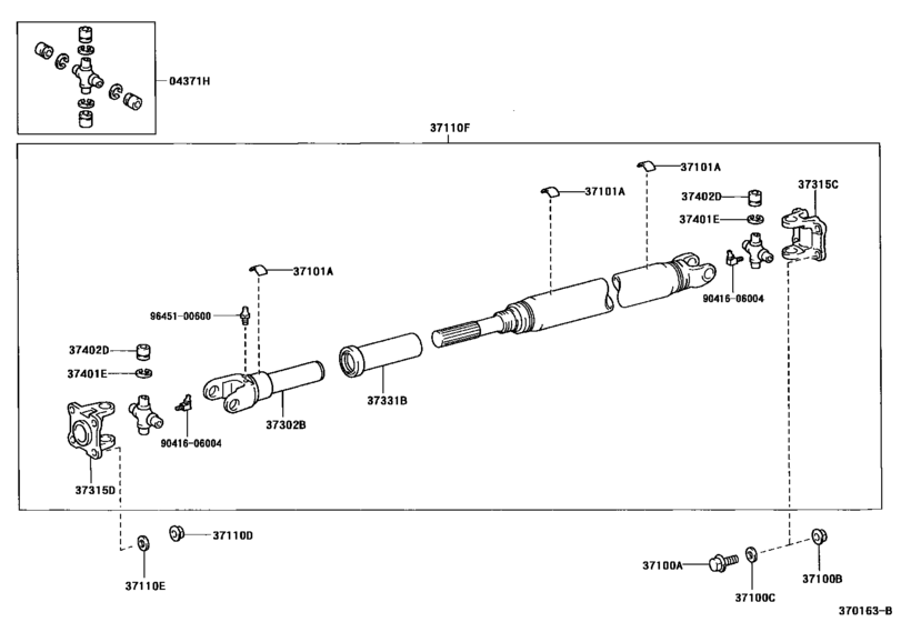 Propeller Shaft & Universal Joint