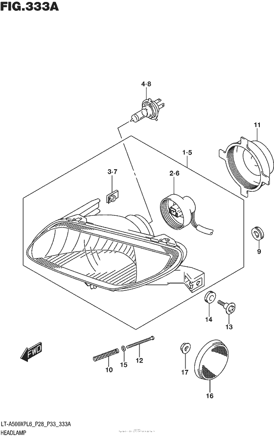 Headlamp (Lt-A500Xpl6 P28)