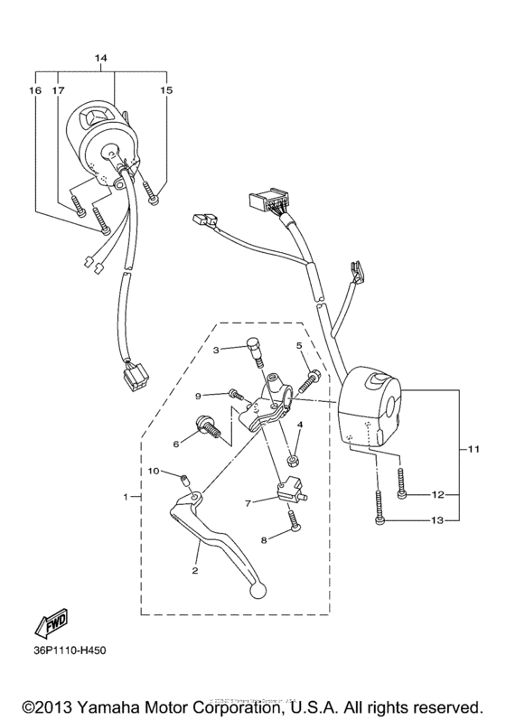 Handle switch & lever
