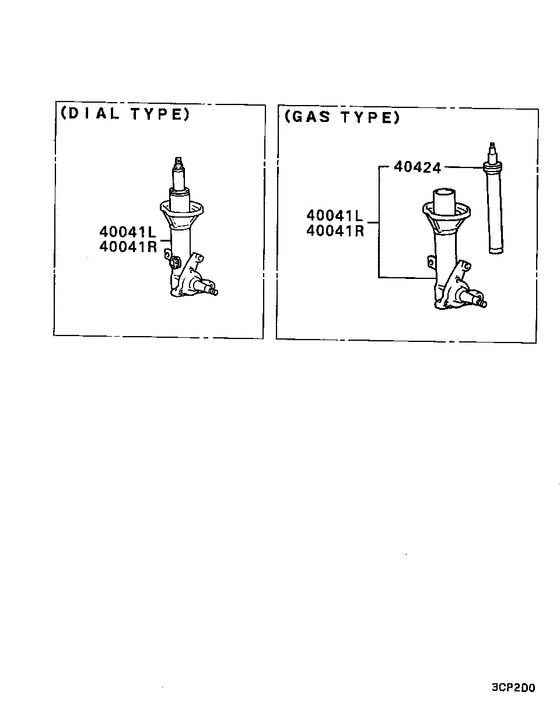 Front susp strut & spring