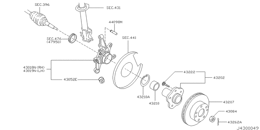 Rear axle
