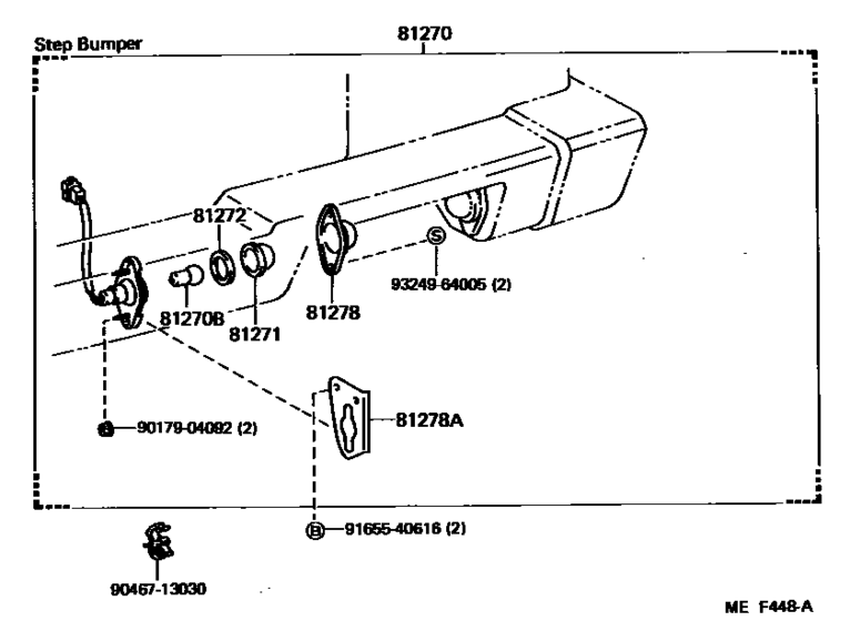 Rear License Plate Lamp