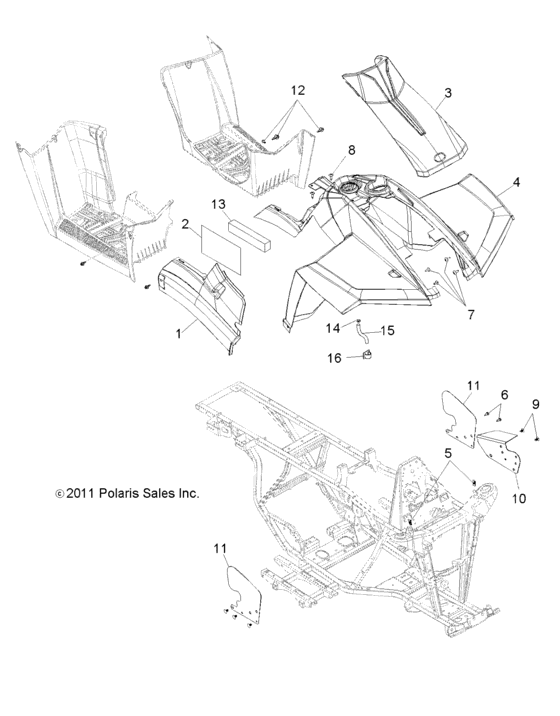 Body, Front Cab And Side Panels