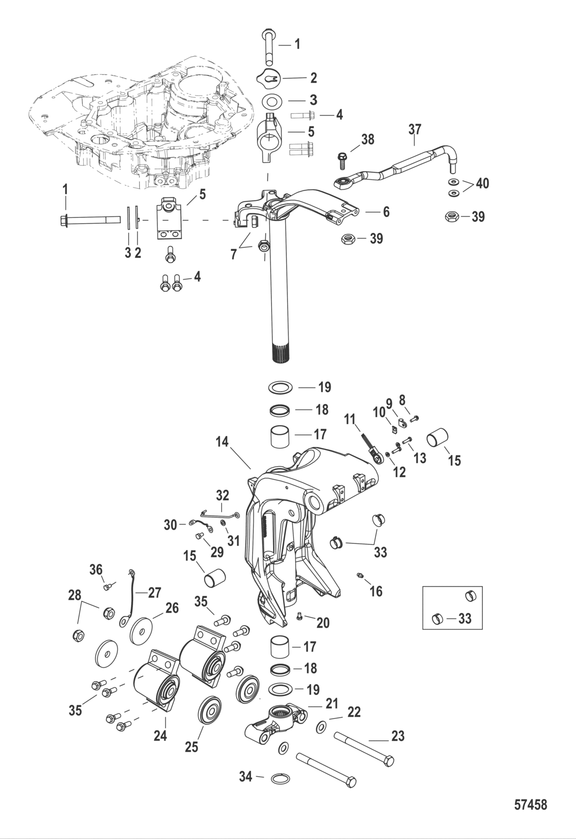 Swivel Bracket And Swivel Pin Seapro