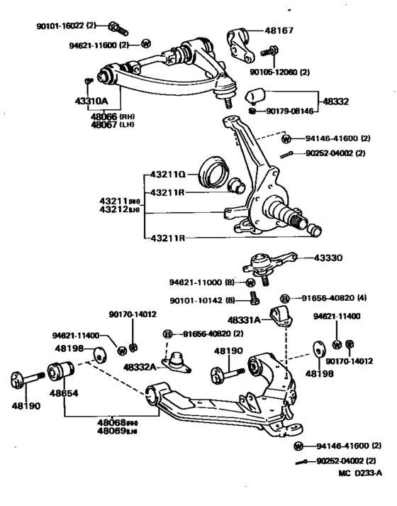 Front Axle Arm & Steering Knuckle