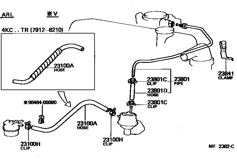 Fuel Pipe & Clamp