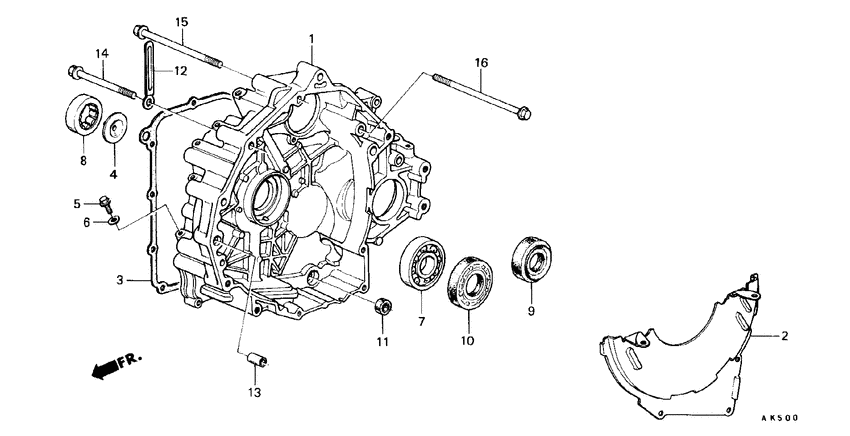 Torque converter housing