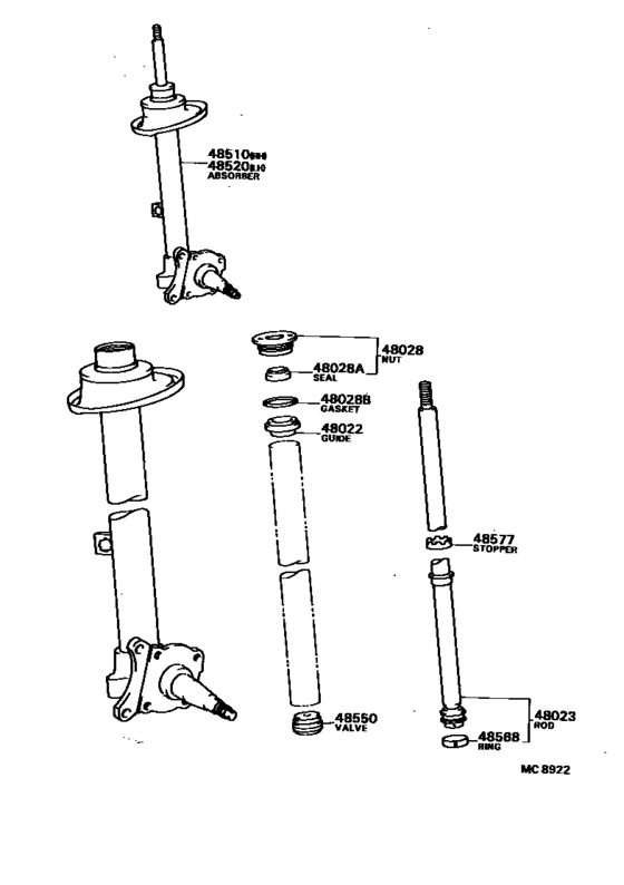 Front Spring & Shock Absorber