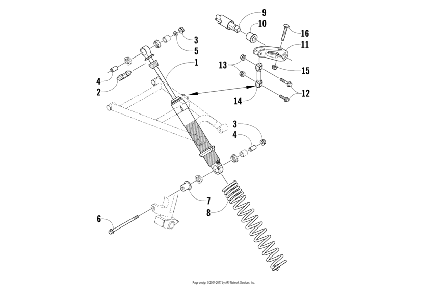 Shock Absorber And Sway Bar Assembly