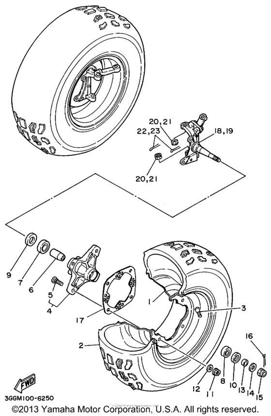 Front wheel