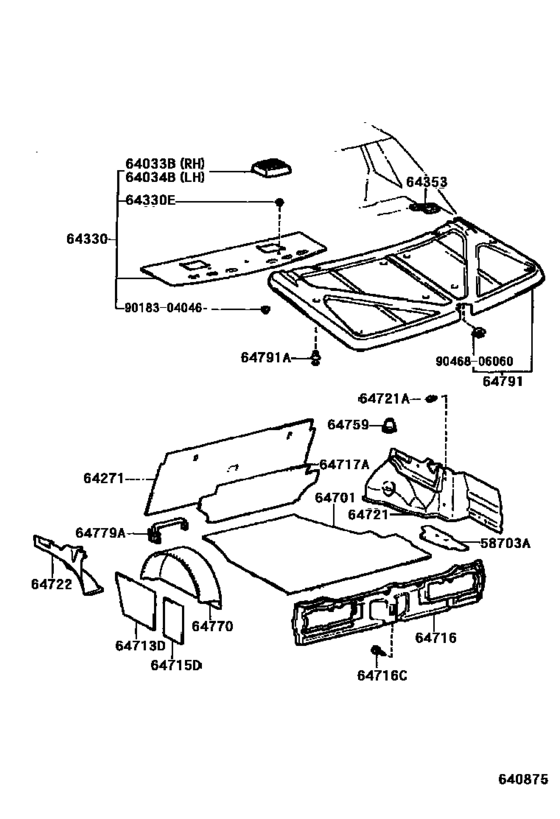 Package Tray Panel & Luggage Compartment Mat