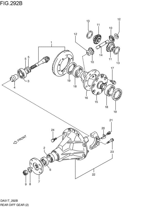 リヤデファレンシャルギヤ