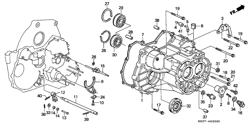 Transmission housing
