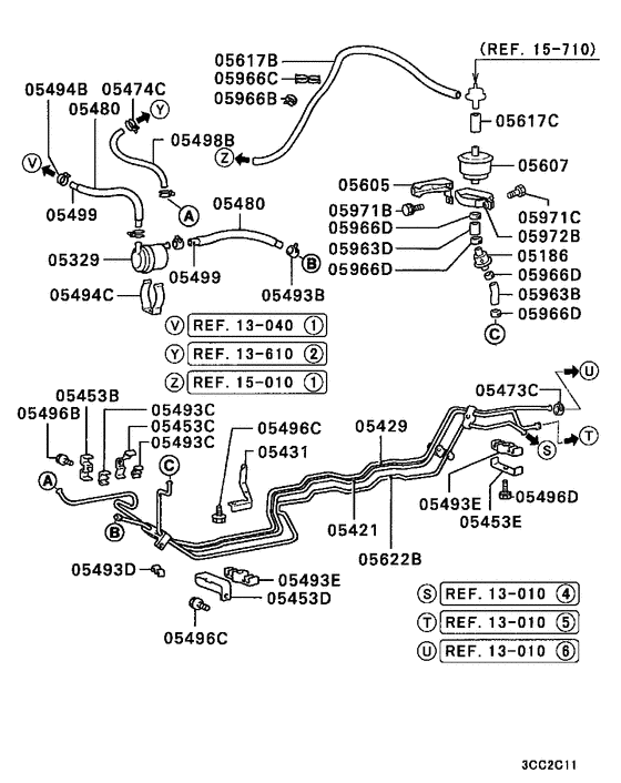 Fuel line & vapor gas control