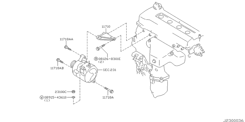 Alternator fitting