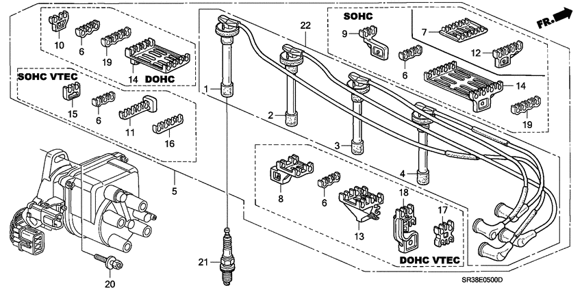 High tension cord/plug