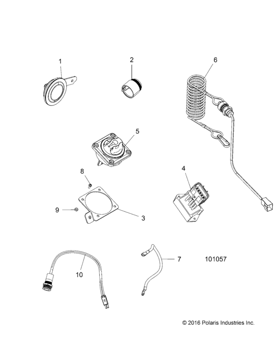 Electrical, Horn And Battery Switch