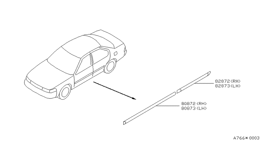 Body side moulding