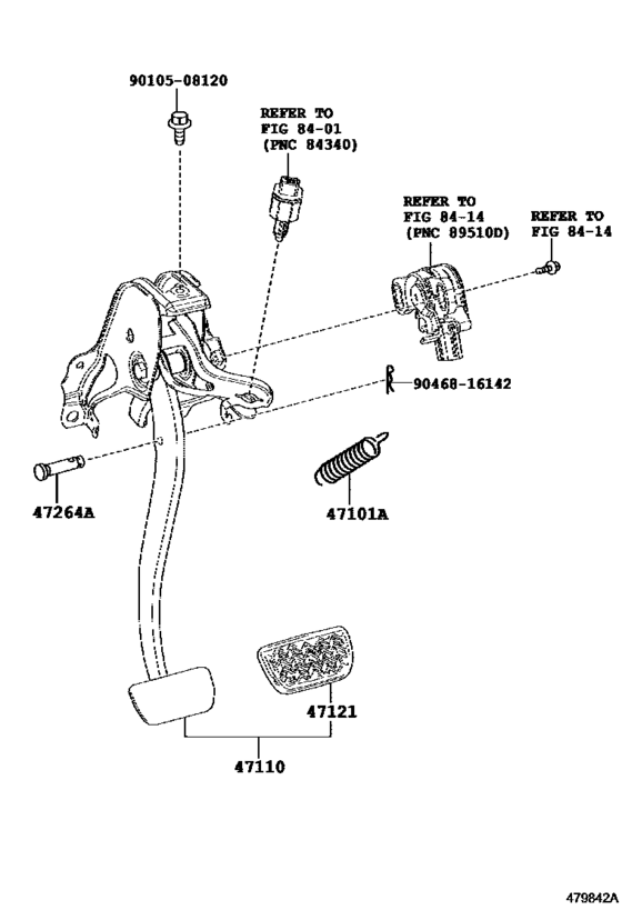 Brake Pedal & Bracket