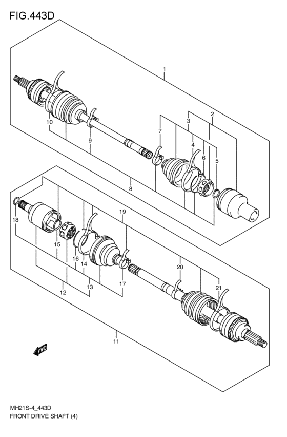 front-drive shaft