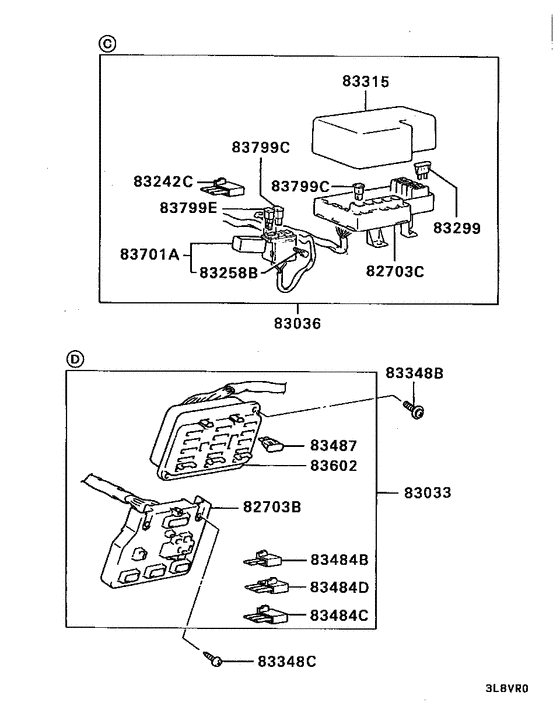 Wiring & attaching parts