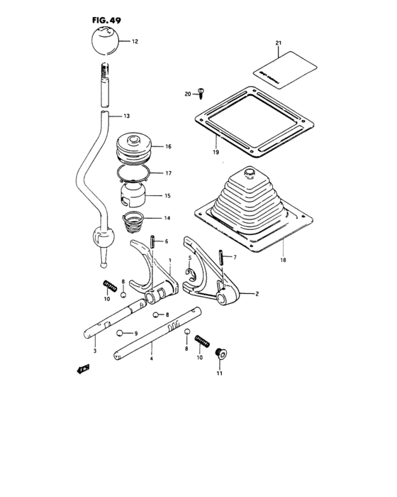 Transfer gear shifting