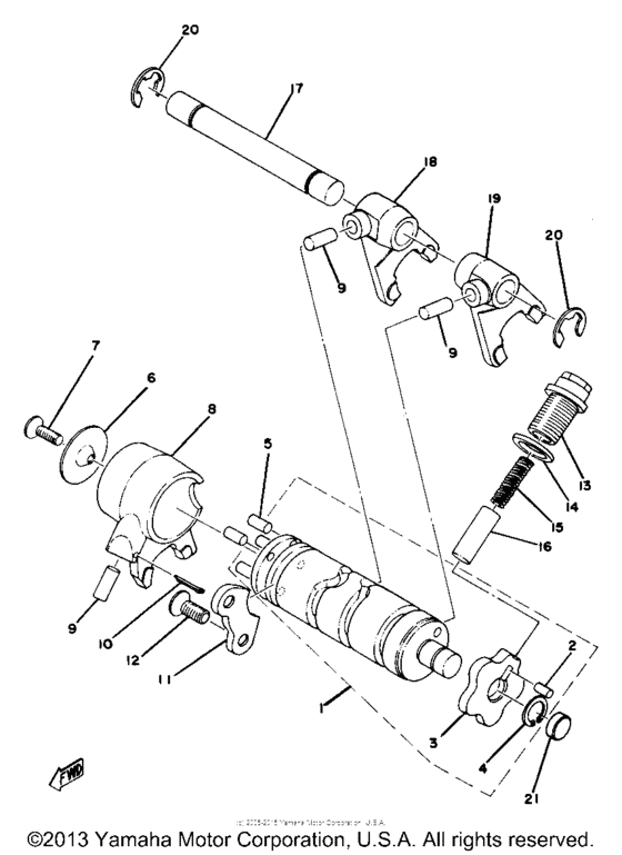 Shift Cam & Fork