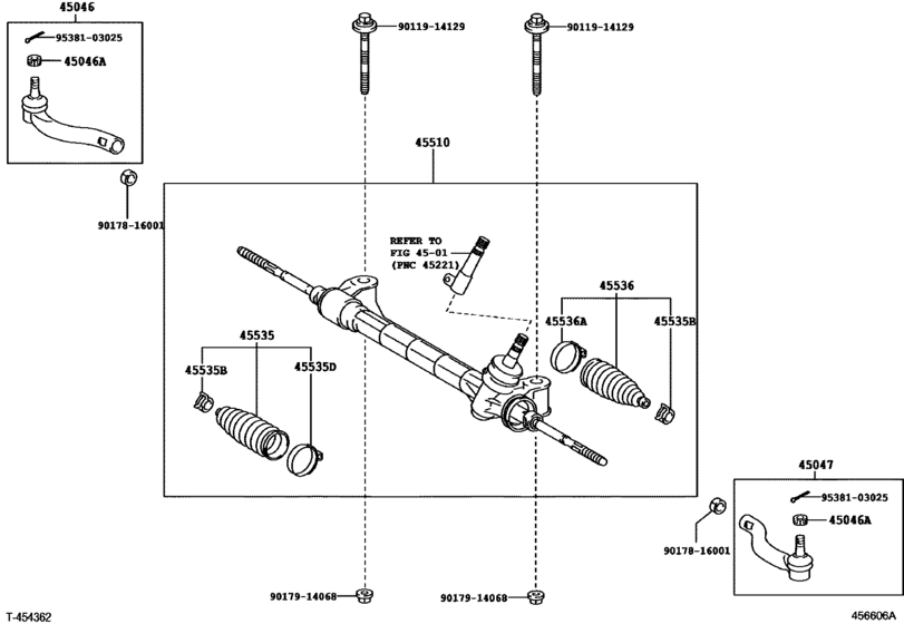 Front Steering Gear & Link