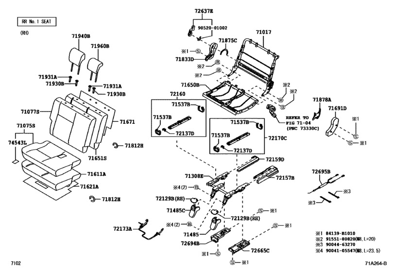 Rear Seat & Seat Track