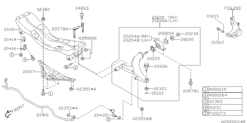 Front suspension