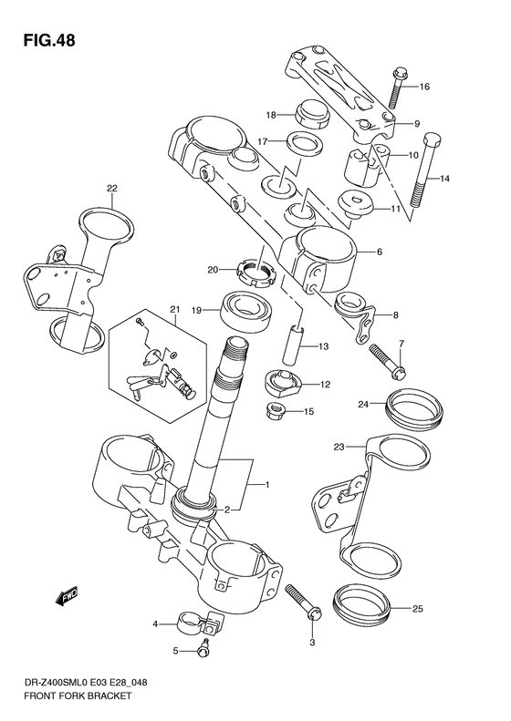 Front fork bracket