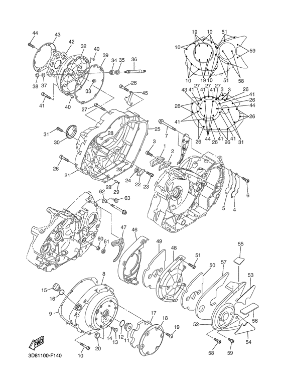Crankcase cover 1
