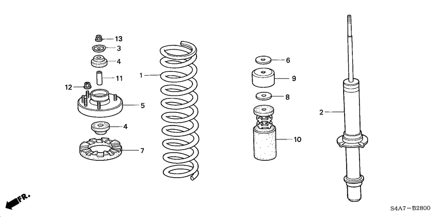 Front shock absorber