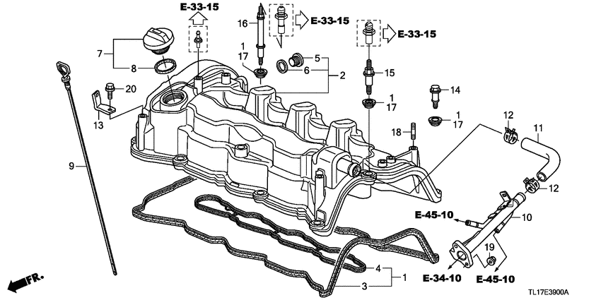 Cylinder head cover