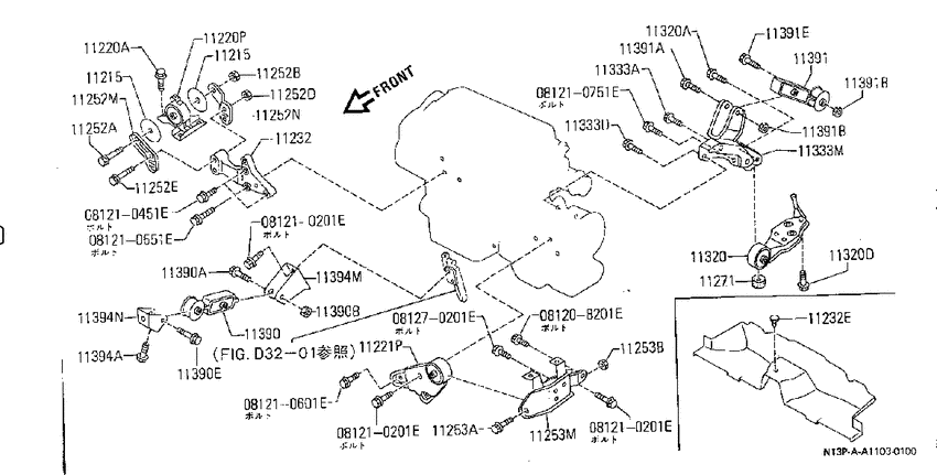 engine & transmission mounting